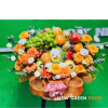 Giỏ trái cây kèm hoa tươi NG214