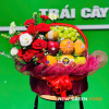 Giỏ trái cây kèm hoa tươi NG203